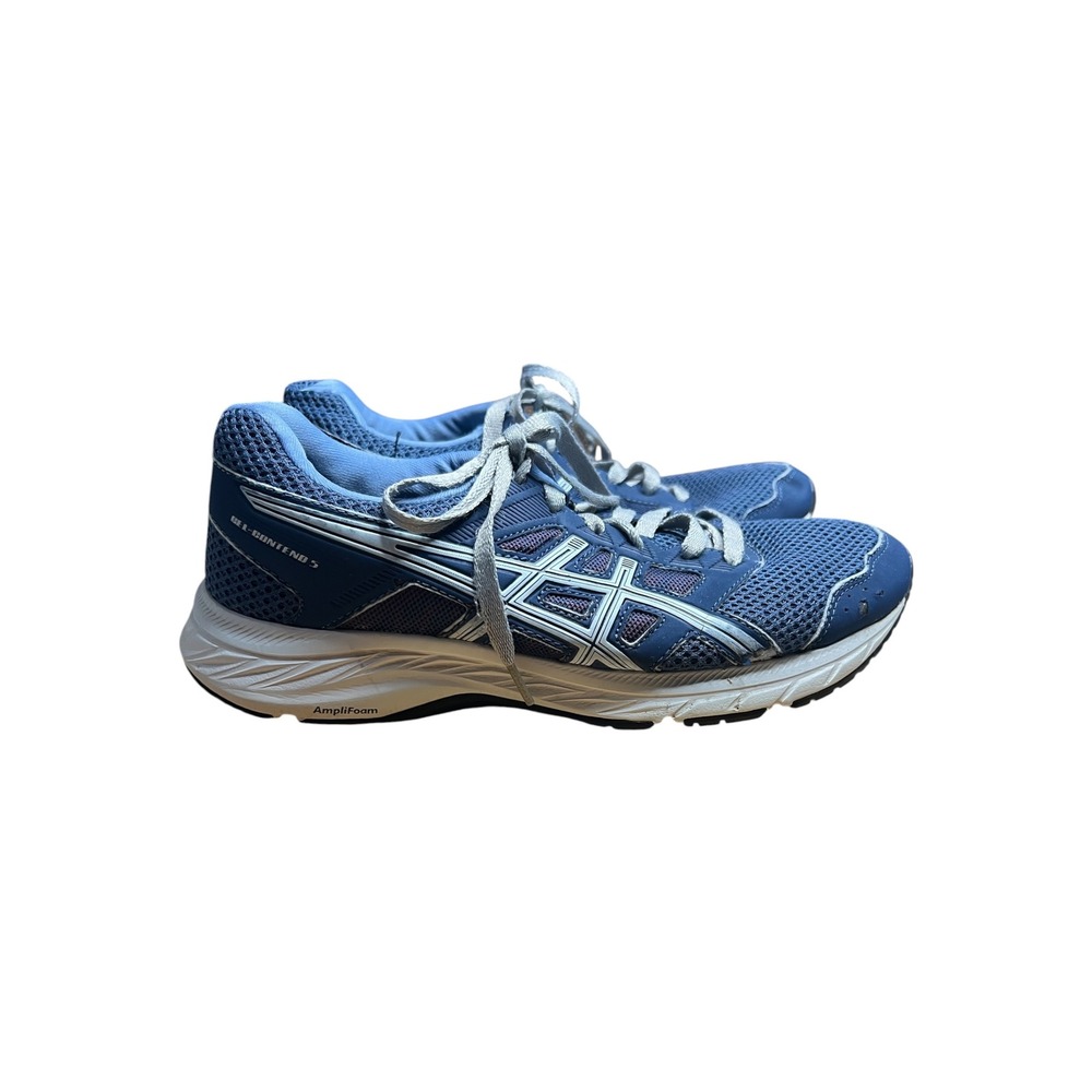 ASICS GEL-Contend 5 Women's Running Shoes Blue/Silver Size 8.5 (1012A234)